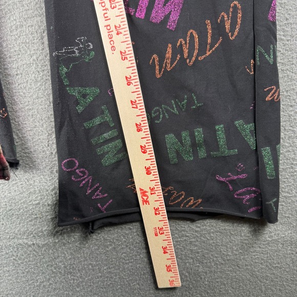 Vintage Dansco Disco Pants Small LA Made USA Tango Latin Dance Flare Halloween - Picture 5 of 12